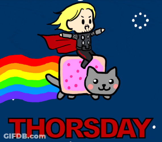 Thorsday Random Nyan Cat Thursday Meme GIF