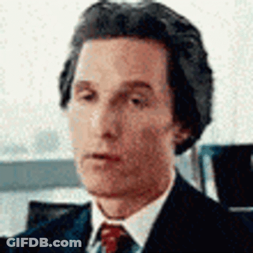 Those Are Rookie Numbers Disappointed Matthew McConaughey GIF
