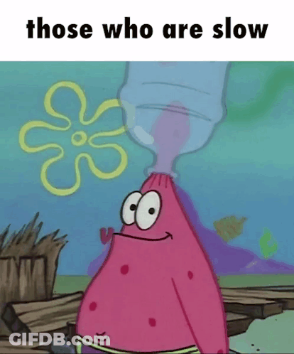 Those Who Are Slow Cartoon GIF