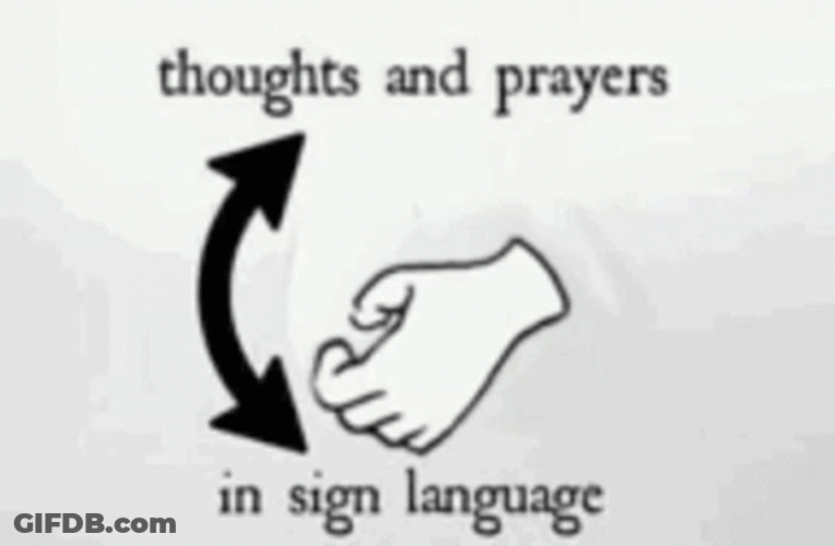 Thought And Prayers Sign Language GIF