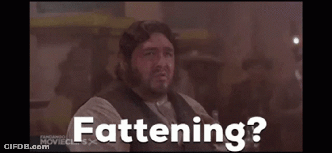 Three Amigos Fat Fattening Really GIF