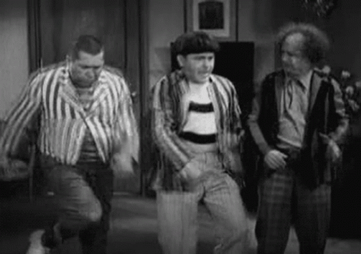 Three Amigos Three Stooges Dancing GIF