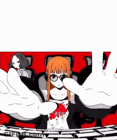 Three Anime Girls Sitting In Car GIF