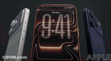 Three Apple Phones With Time 9:41 GIF