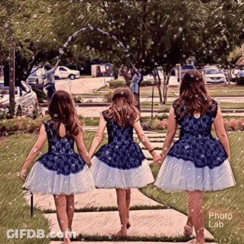 Three Bears Stacked Chasing Bird GIF