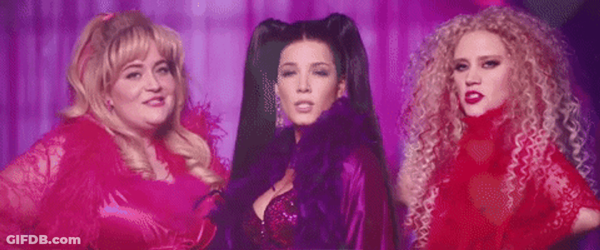 Three Beautiful Women Happy Valentine's Day GIF