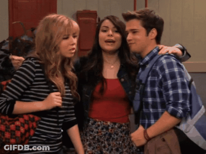 Three Best Friends Carly Shay Icarly GIF
