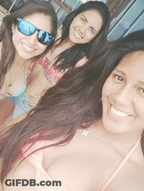 Three Best Friends Summer Party GIF