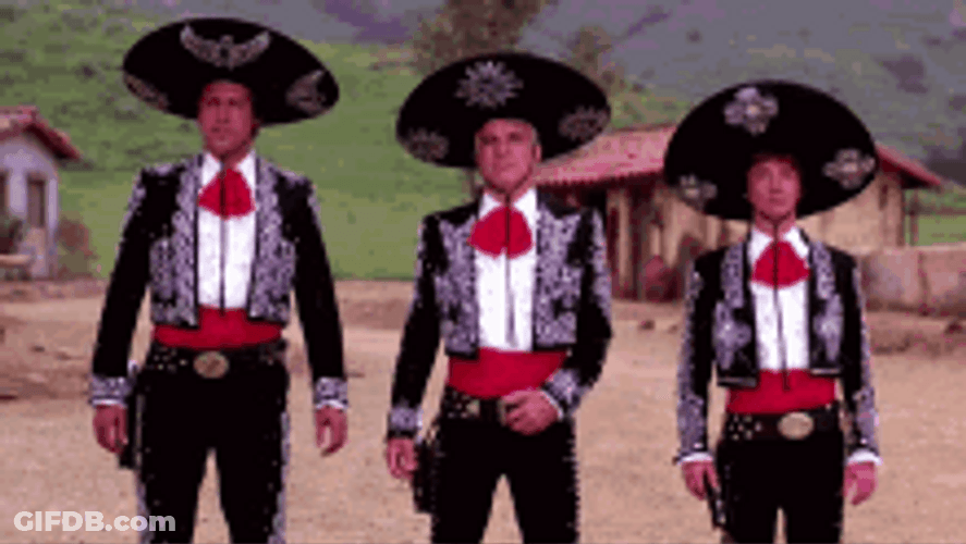 Three Best Friends Three Amigos Hip Thrust GIF