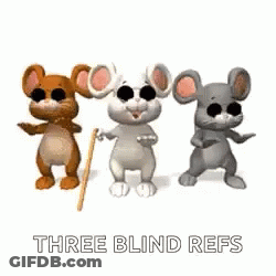 Three Blind Mice Holding Cane GIF