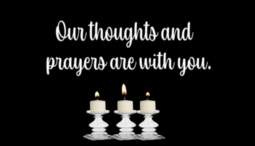 Three Candles Thinking Of You Sympathy GIF