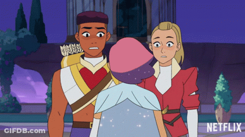 Three Cartoon Characters Netflix GIF