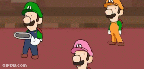 Three Cartoon Characters On Red Carpet GIF