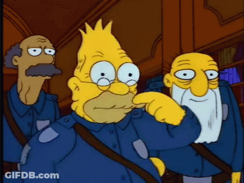 Three Cartoon Characters One Pointing GIF