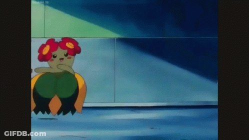 Three Cartoon Characters Standing Together GIF