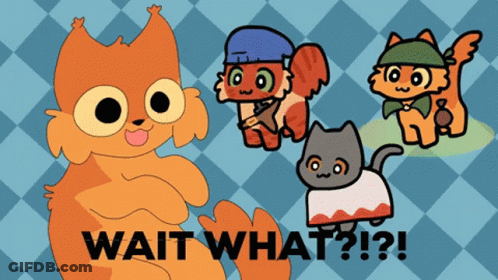 Three Cats Wait What GIF