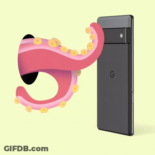 Three Cell Phones Are Displaying A Picture Of A Man Standing Next To A Pool And The Time Is 1:15 GIF
