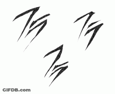 Three Claw Marks TS And Z GIF
