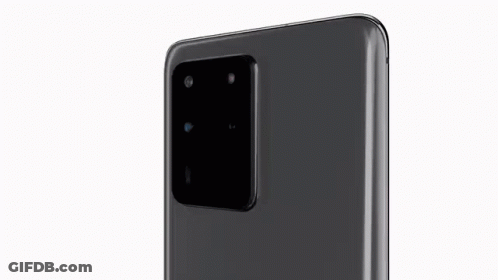 Three Colored Samsung Galaxy S20 Phones GIF