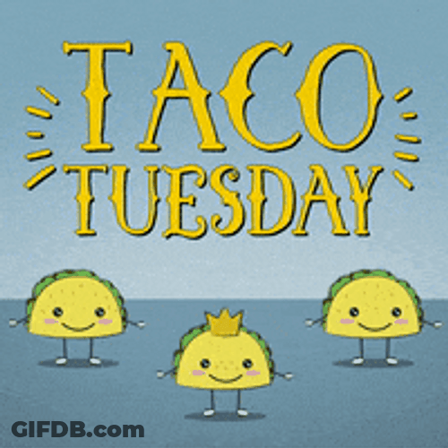 Three Cute Taco Tuesday GIF