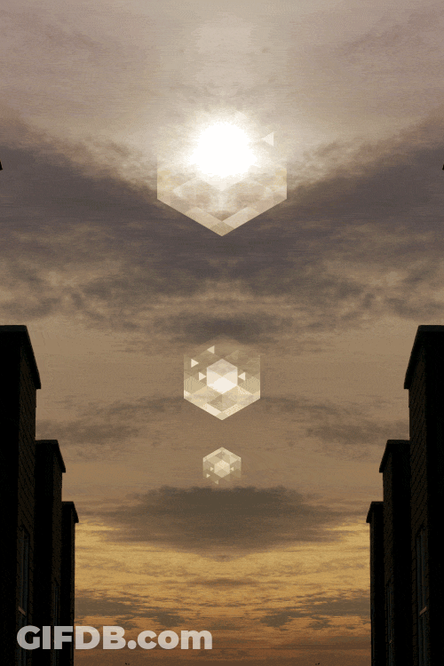 Three Dimensions In The Sky GIF