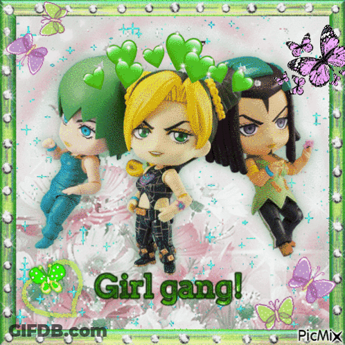 Three Dolls Girl Gang GIF