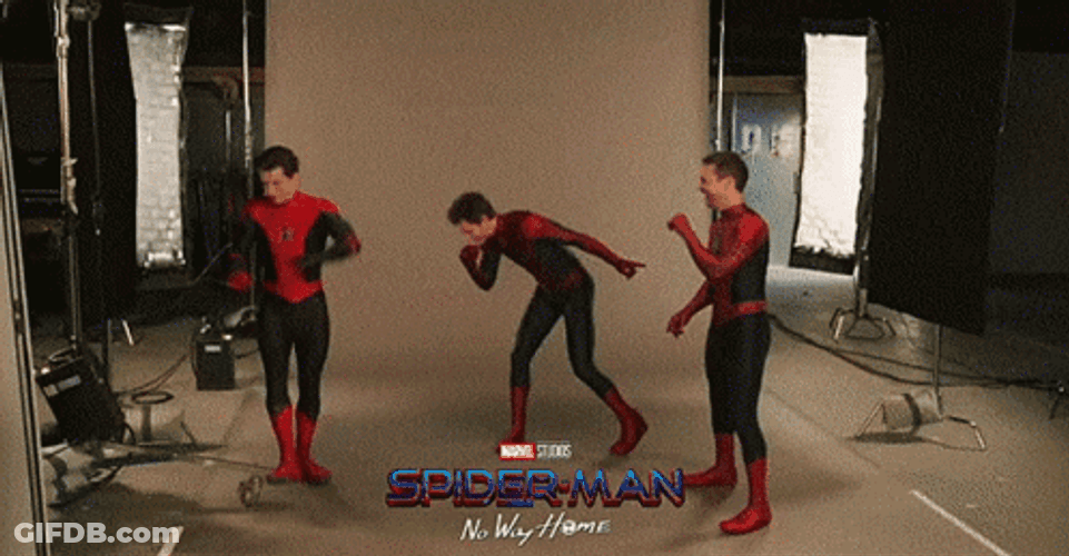 Three Generation Spiderman Meme GIF
