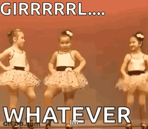 Three Girls Dancing On Stage GIF