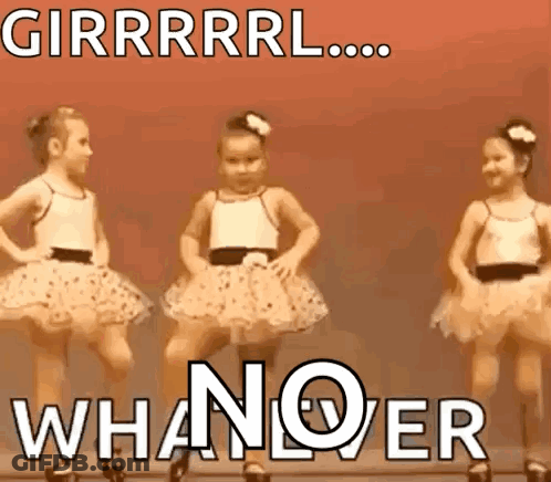 Three Girls In Tutus Dancing Girrrrrl Whatever GIF
