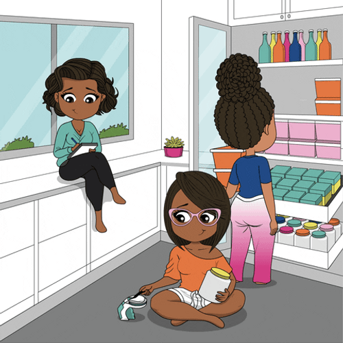 Three Ladies And Hello August Jar GIF
