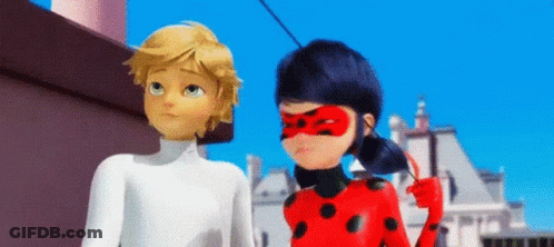 Three Ladybugs Celebrating Birthday With Cake And Balloons GIF
