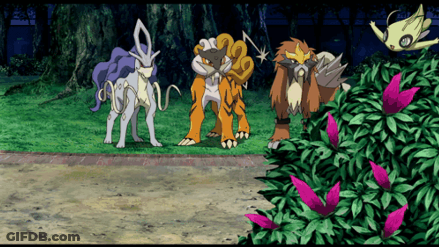 Three Legendary Pokemon GIF