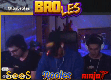 Three Men Are Playing A Game Called Bro Les GIF