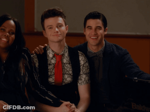 Three Men Are Posing For A Picture With The Name Adley Buecker In The Corner GIF