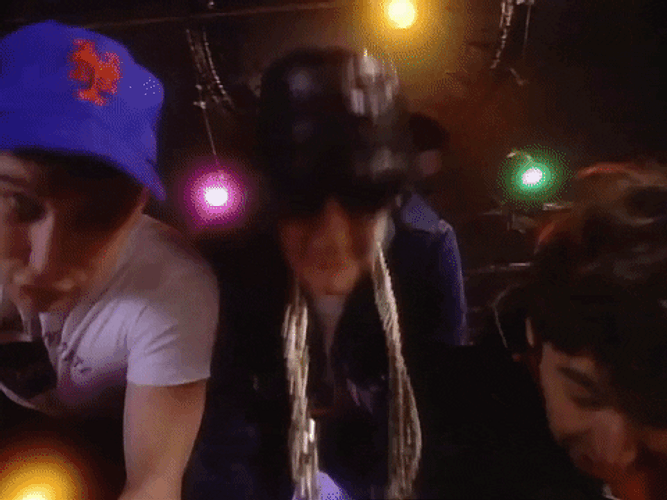 Three Men Headbanging GIF