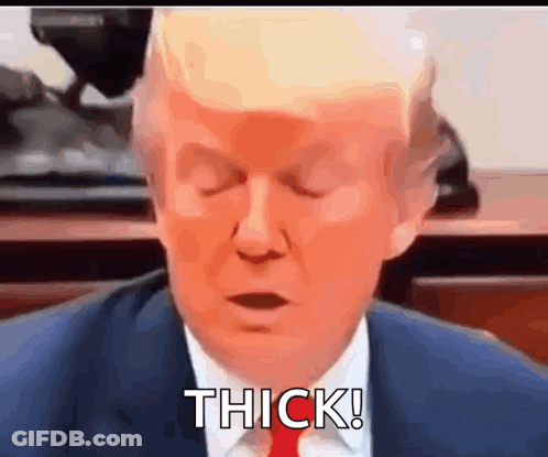 Three Men In Car With Thick As Fuck Text GIF