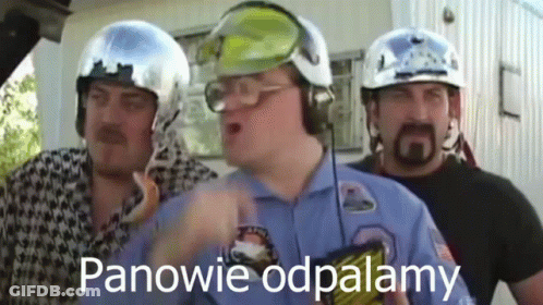 Three Men In Helmets And Headphones One With Glasses GIF