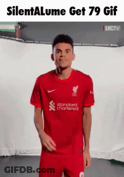 Three Men In Red Liverpool Shirts GIF