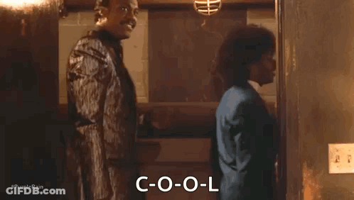 Three Men In Suits And Ties Are Standing Next To Each Other In A Doorway . GIF
