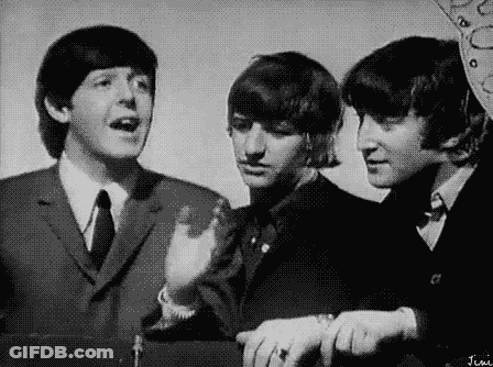 Three Men In Suits And Ties Black And White Photo GIF