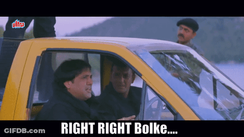 Three Men In Yellow Truck Right Right Bolke GIF