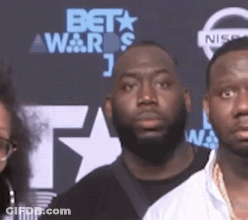 Three Men On Red Carpet At Bet Awards GIF