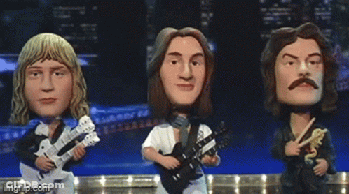 Three Men Playing Guitars GIF