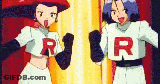 Three Men Raising Arms On Stage Happiness Continues GIF