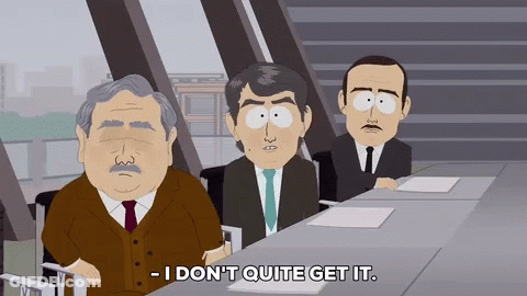 Three Men Sitting At Table One Says I Dont Quite Get It GIF