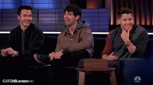 Three Men Sitting On Couch Laughing #Songland GIF