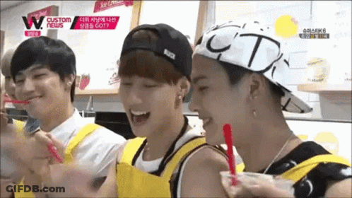 Three Men Sitting On Couch One Pointing GIF