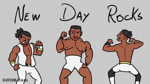 Three Men With New Day Rocks GIF