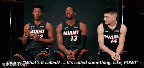 Three Miami Basketball Players Jimmy What's It Called GIF