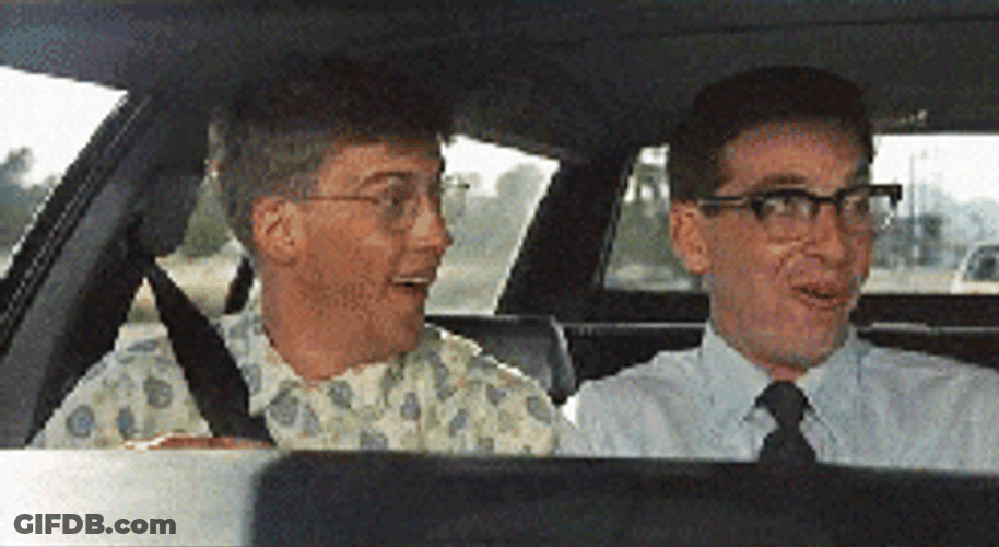 Three Nerd Emoji Meme Boys Road Trips GIF
